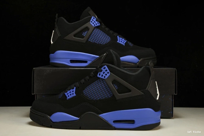 1st Kicks Black 4 CT8527-018 Retro Game Jordan Royal 0822